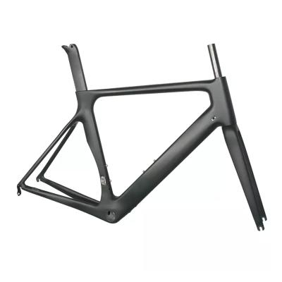 China Road Bikes 2021 Cheap Unpainted Road Bike Carbon Frameset 700c Carbon Road Bike Frameset 2021 Carbon Road Bike Frame for sale