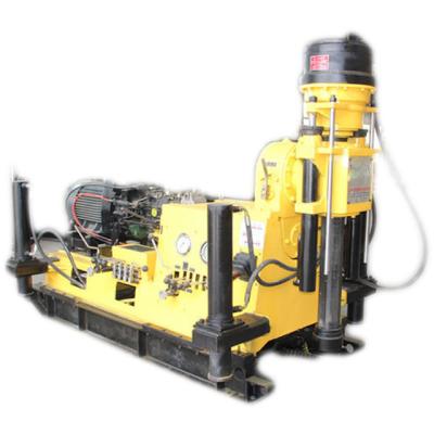 China Hotels Diesel Engine Driven Rotary Small Borehole Portable Drilling Rig 200m for sale