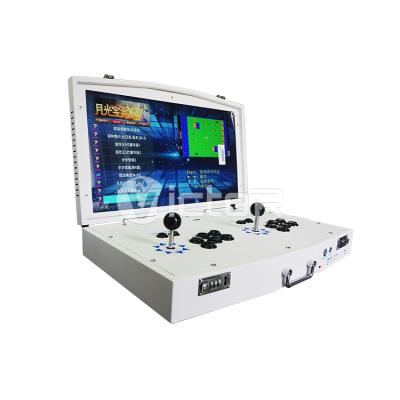 China High Quality White Metal 24 Inch Lock Suitcase Arcade Game Boxes for sale