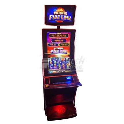 China Fun for home use or business use like 2021 Mall Winner 43 Inch Curve Touch Screen 2 Screen Fruit Casino Game Machine Box Win silver with fire end link for sale