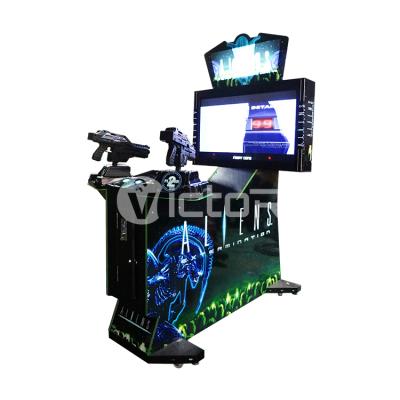 China Indoor Metal Cabinet Amusement Arcade Simulator Shooting Gun Aliens Game Machine For Sale for sale