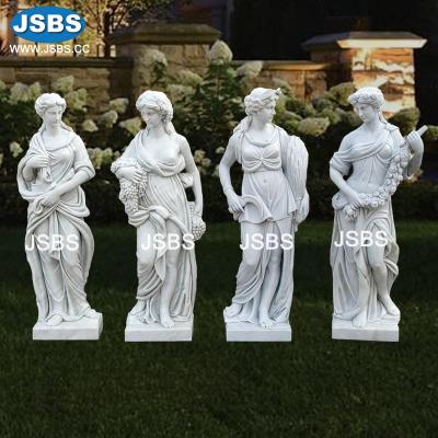 China EUROPEAN Decorative Classical Woman Sculpture Garden Statue Four Seasons Sculpture for sale