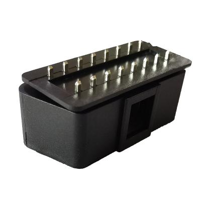 China Aftermarket New OBD2 16 Pin Male To J1962 High Quality Original Automotive Industries Plug Connector for sale