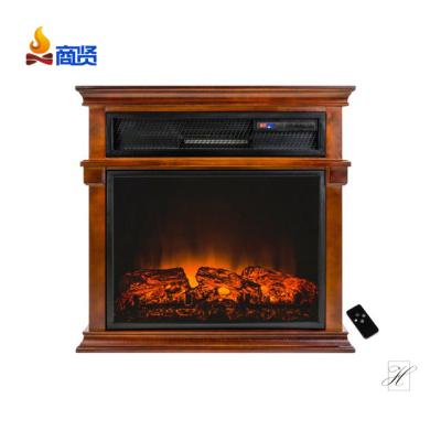 China Hotel Mantel And Decorative Log LED Effect Flame Heater Electric Fireplace for sale