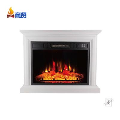 China Japanese Style Modern Victorian Led Electric Fireplace TV Stand With Chimney for sale