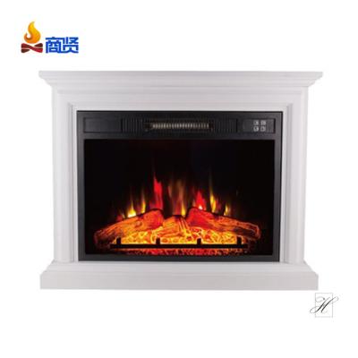 China Hotel Decor Electric Flame Fireplace Heater With Overheat Protection for sale