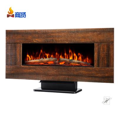 China Hotel Insert Crystal Digital Indoor Electric Fireplace Home Decorative Wall Mounted Heater for sale