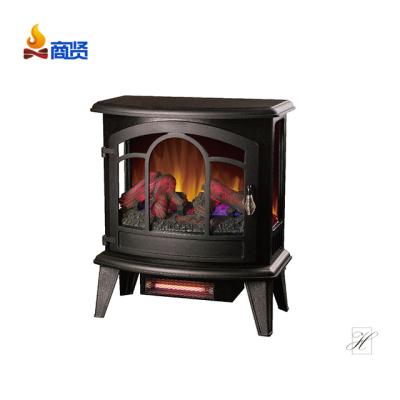 China Traditional electric 3d fireplace Indian fireplace with led thermostat connection for sale