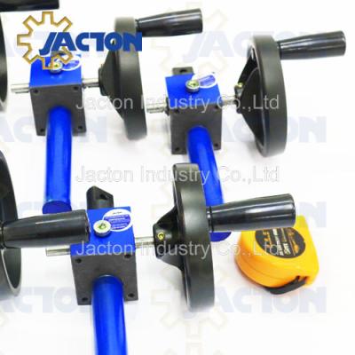 China Factory hand wheel worm gear screw jack is used for vintage industrial crank table for sale