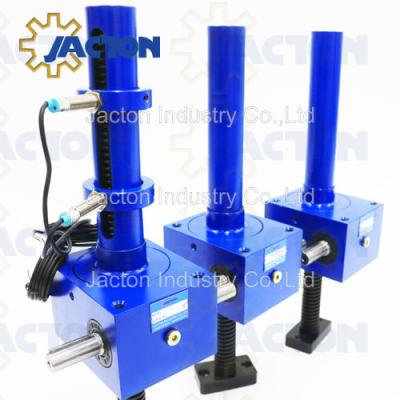 China Factory 25 kN Cubic Screw Jacks, Translating, Locked, and Rotating Type Worm Gear Screw Jack for sale