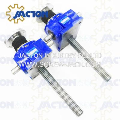 China Factory 10 Ton Trapezoidal Screw Jack with Screw Jack Hand Wheel Worm Gear Manual Screw Jack for Lifting System for sale