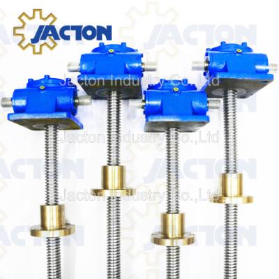 China Factory 200KN Jack Worm Gear With Apex Screw Drive Parts For Platform Lift for sale