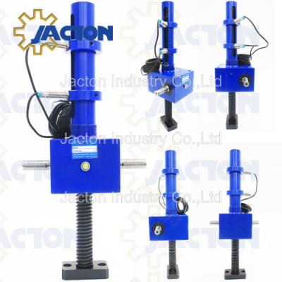 China Factory Custom 25 kN Capacity Metric Screw Jacks With Proximity Switches, 30x6 Trapezoidal Screw GSZ Screw Jacks Price for sale