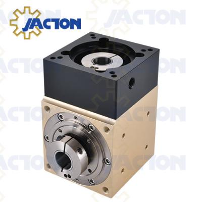 China Precision Rotary Shaft Drives JAC060 Precision Right Angle High Torque High Output Low Backlash Gearbox For 200-400W AC Servo Motor Or 60 Stepper Motor for sale