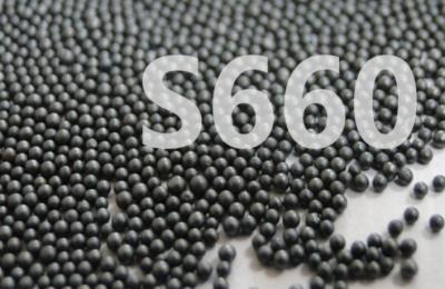 Cina Colpo S660 dell'acciaio fuso di trattamento di superficie intorno a colore nero del metallo delle palle in vendita