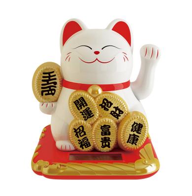 China Decor Room Decoration Waving Accessories Roll Up Lucky Cat Decoration for sale