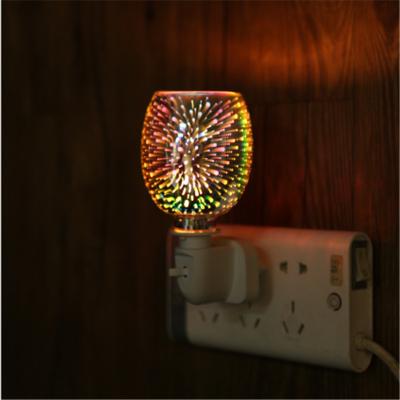 China Modern Explosive 3D Wax Lamp Creative Romantic Warm Aromatherapy Lamp Bedside Night Cast Indoor Light for sale