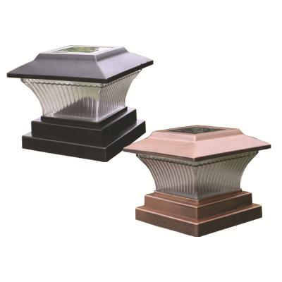 China Outdoor Solar Garden Column Lighthouse 5 or 6 Inch Solar Garden Fence Wall Light Street Light for sale