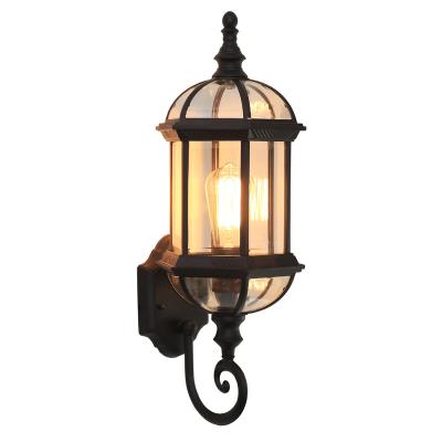 China Outdoor European style courtyard waterproof wall lamp, living room background wall decoration lamp, American simple bedroom lamp for sale