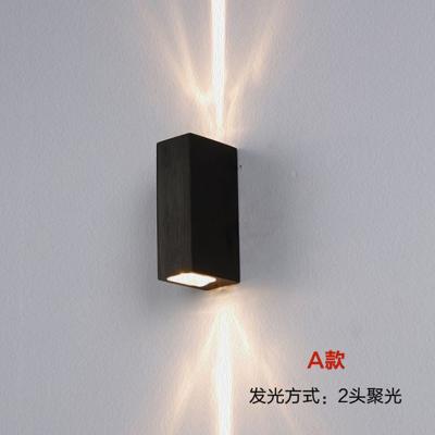 China Modern A beam of light wall lamp waterproof exterior led light ip65 drawing color through led wall lamp for sale