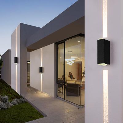 China Modern Outdoor Waterproof Double Yard Led Wall Washer Light Wall Lamp On Stairs External Wall for sale