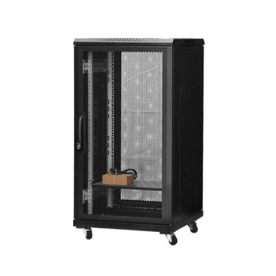 China Transparent Tempered Glass Front Door/Direct Rack Computer Rack Network Cabinet Mesh Door Equipment Hot Sale Factory Data Center for sale