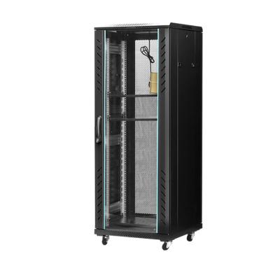 China Clear Tempered Glass Front Door/Mesh Door Brackets High Quality Commercial Data Center and Equipment Desktop Computer Rack Network Cabinet for Rack for sale