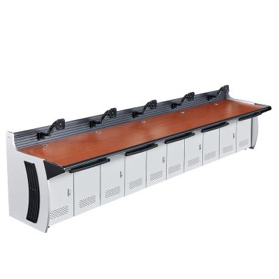 China Modern Control Room Console Combined Spliceable Table Desk Customize Size for sale