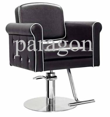 China Hairsalon Hair Salon Styling Chair Styling Equipment With White Stitching for sale