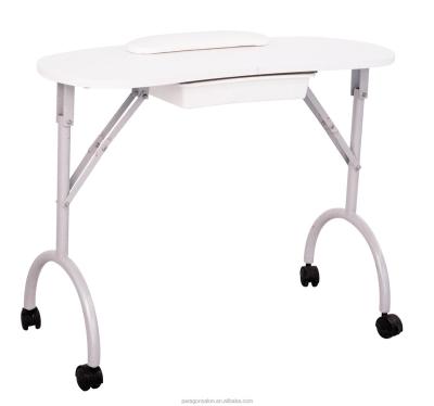 China Hot Sale Collapsible Collapsible Nail Table Nail Desk for sale