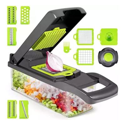 China Viable Kitchen Tools and Instruments Mini Salad Food Garlic Onion Manual Multifunctional Cutter Vegetable Cleaver for sale