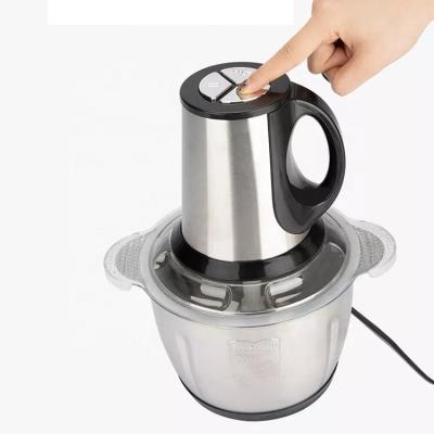 China Food Processor Electric Yam High Capacity Mixer 2l 3l Stainless Steel Chopper Machine Fufu Grinding Machine for sale