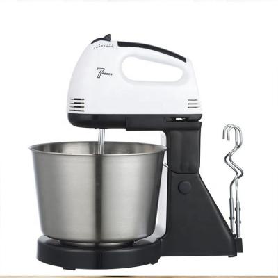 China Multifunction Kitchen 7 Speed ​​Stand Mixer Bread Dough Flour Cake Food Mixer Electric Mixer Ejector Button Household Hand Mixer With Bowl for sale