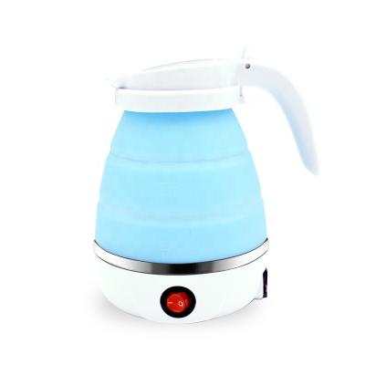 China Temperature Control Silicone Folding Smart Portable Travel Mini Tea Water Heater Collapsible Electric Kettle for sale