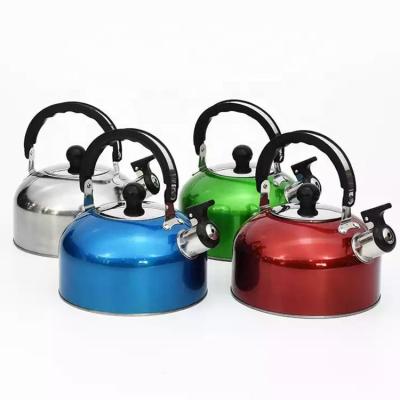 China 2L 3L 4L Stainless Steel Induction Gas Stove Tea Cordless Water Heater Whistling Kettle for sale