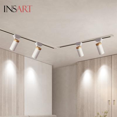 China Modern Hall Linear Rail Spotlight Acrylic Adjustable Ceiling 5w Corner Show Lamp Led Spot Light for sale