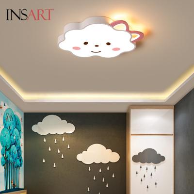 China Modern Simple Modern Home Bedroom Cloud Light Cute Cartoon Led Ceiling Lamp for sale