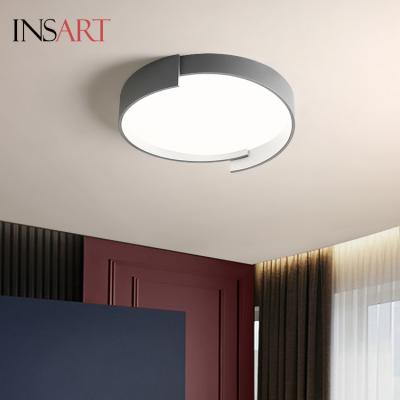 China New Design Metal Painting Nordic Minimalist Ceiling Lamp Bedroom Outdoor Mounted Acrylic Led Ceiling Light for sale