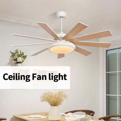 China Minimalist MordenEuropean simple hot price good fashion practical decorative smart home led ceiling fan light for sale