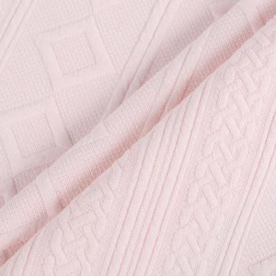 China Memory Fashion Fabrics 95/5 Poly Scuba Jacquard Knitting With Stretch For Baby's Clothes Fall for sale