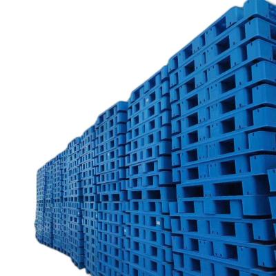 China 1 Ton Heavy Duty Plastic Pallet Euro Pallet Single Faced with HDPE PP and PE Materials for sale