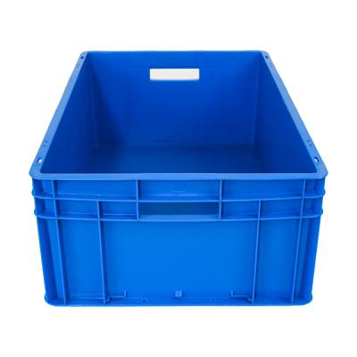 China Transport Storage Box Solid Plastic Turnover Crate Industrial Stackable Plastic Crate for sale