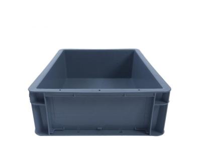 China Plastic Crate for Food Fish Eggs and Vegetables Orange Color Multifunctional Stackable for sale