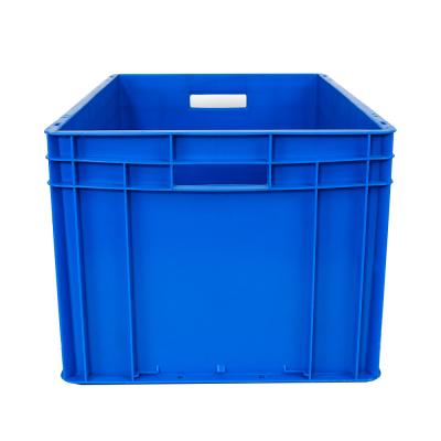 China Attached Lid Plastic Moving Box for Convenient Logistic Storage and Transportation for sale