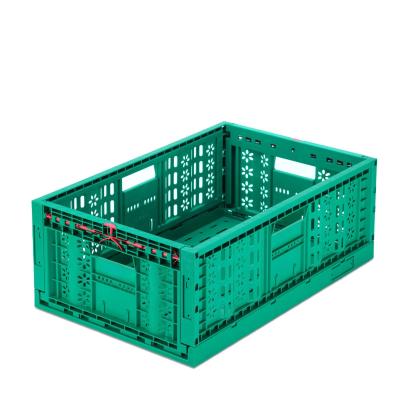 China Foldable Plastic Storage Basket for Easy Fruit Transportation and Storage in PP Material for sale