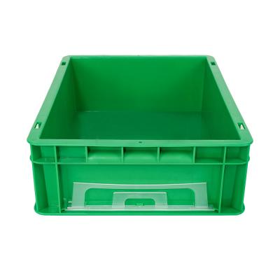 China Contenedor de caja móvil de plástico estándar Euro en color personalizado para almacenamiento industrial en venta