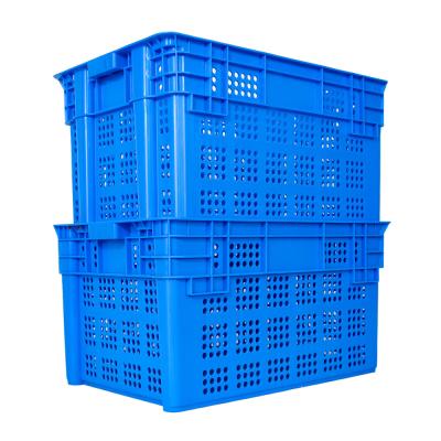 China PP Vegetable Fruit Nestable Basket Plastic Turnover Basket for Supermarket Logistics for sale