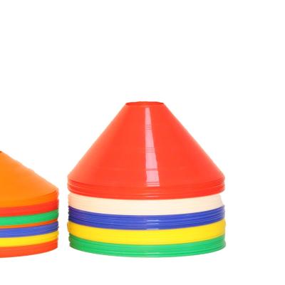 China Training Soccer Ball Field Marker Cones 50 Pack Agility Disc Cones Customized Logo for sale