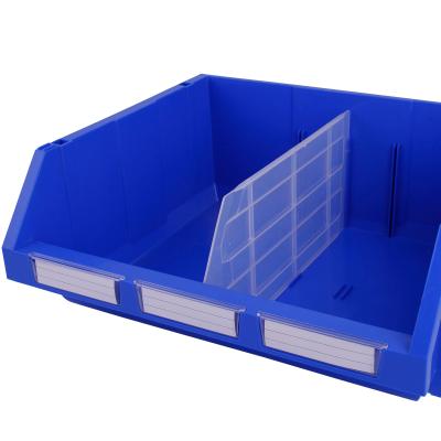 China Multi Function Hanging Bins Plastic Storage Bins Custom Logo Industrial Stacking Box for sale