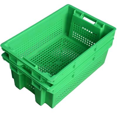 China Caja plegable móvil plegable de vegetales Caja de almacenamiento de plástico industrial plegable para el transporte en venta